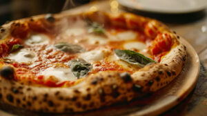 pizza napoletana floresti livrata fierbinte aluat fermentat mozzarella sos rosii